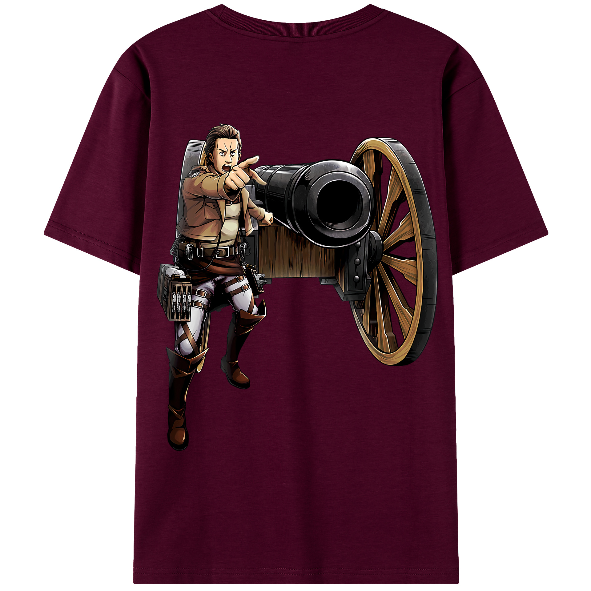 （画像用） 進撃の巨人 Attack on Titan レディース半袖Tシャツ(バックプリント)